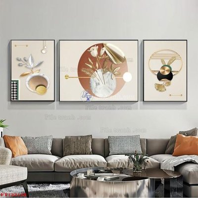 Download file File tranh bộ hiện đại FT122128 (gốc) cho xưởng in