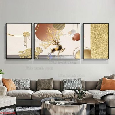 Download file gốc File tranh bộ hiện đại FT122136 (in mica) 3D