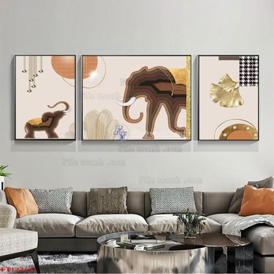 File ảnh File tranh bộ hiện đại FT122141 (gốc) cho trang trí nhà hàng