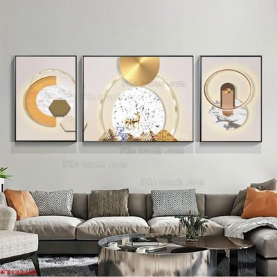 File gốc File tranh bộ hiện đại FT122165 (PNG) không nền chất lượng