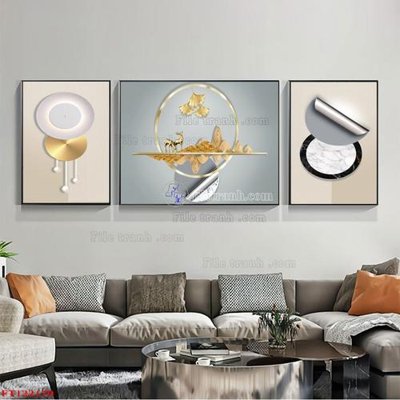 Tải file gốc File tranh bộ hiện đại FT122170 (để in lụa)