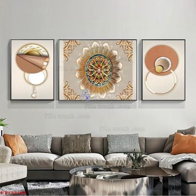 Download file gốc File tranh bộ hiện đại FT122184 (in lụa) cao cấp