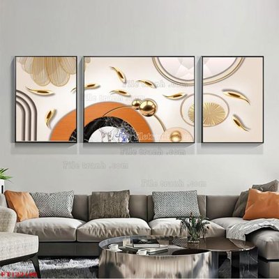 File gốc in ấn File tranh bộ hiện đại FT122186 chuẩn màu CMYK