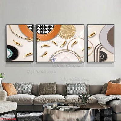 File tranh File tranh bộ hiện đại FT122188 (gốc) in backlit film