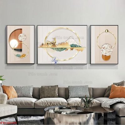 File in mica File tranh bộ hiện đại FT122197 (ảnh gốc) đẹp