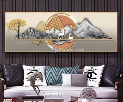 File gốc File tranh bộ hiện đại FT122230 (in ấn) màu sắc trung thực