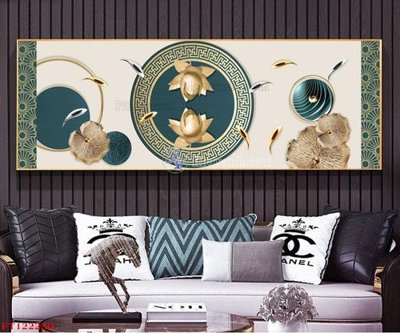 File ảnh File tranh bộ hiện đại FT122250 (gốc) in decal dán tường
