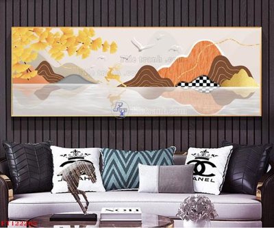 File gốc File tranh bộ hiện đại FT122265 (in lụa) tranh thuận buồm