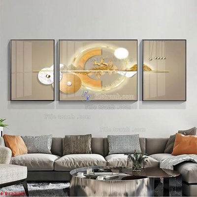 File in trần File tranh bộ hiện đại FT122291 (bản gốc) đại dương