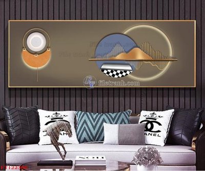 Tải file File tranh bộ hiện đại FT122306 (gốc) chủ đề phong thủy