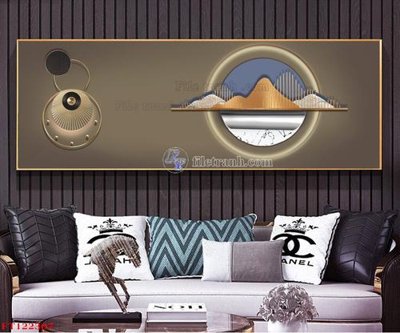 File PSD File tranh bộ hiện đại FT122307 (gốc) nhiều lớp (multi-layer)