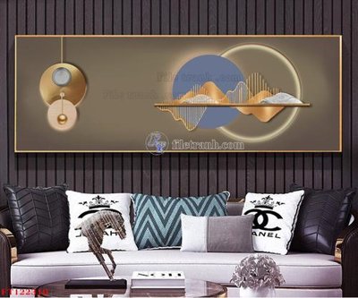 Download file File tranh bộ hiện đại FT122310 (gốc) in mica đèn LED