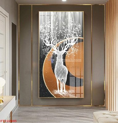 Tải file File tranh bộ hiện đại FT122405 (gốc) in tranh tráng gương