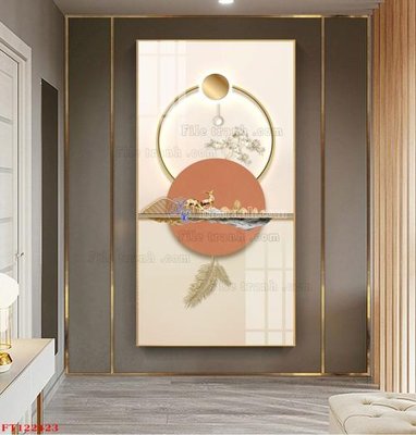 File PSD File tranh bộ hiện đại FT122423 (bản gốc) cho nhà in