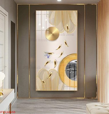 File tranh File tranh bộ hiện đại FT122455 (bản gốc) in lụa 3D