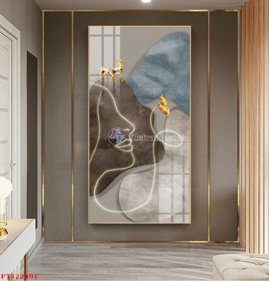 File ảnh File tranh bộ hiện đại FT122491 (gốc) trang trí khách sạn