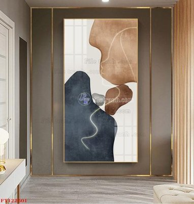 File gốc File tranh bộ hiện đại FT122501 (cho in ấn) độc quyền