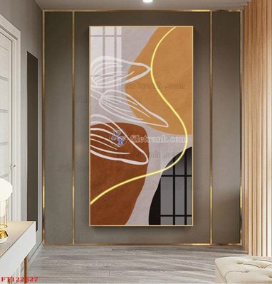 File gốc File tranh bộ hiện đại FT122527 (in mica) làm bảng hiệu