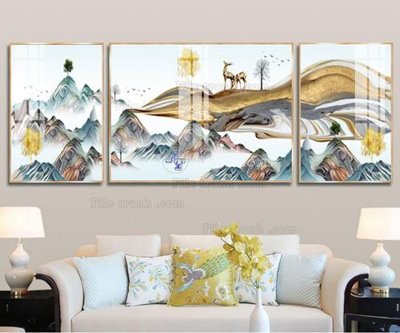 File tranh File tranh hiện đại pha lê gương FT124 (gốc) in film