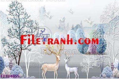 Tải về file gốc File tranh bộ hiện đại FT124055 (chuẩn in ấn)