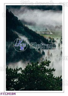 File gốc in mica File tranh bộ hiện đại FT124104 chất lượng