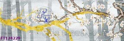 File tranh gốc in trần nhà File tranh bộ hiện đại FT124229 3D