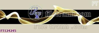 File gốc File tranh bộ hiện đại FT124245 (in lụa) họa tiết 3D