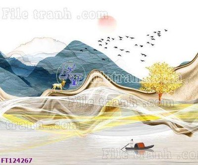 File tranh File tranh bộ hiện đại FT124267 (gốc) chủ đề con người