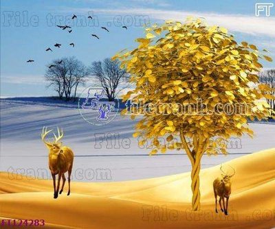 File tranh File tranh bộ hiện đại FT124283 (ảnh gốc) in trần 3D