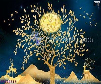 File gốc in ấn File tranh bộ hiện đại FT124317 chuẩn màu CMYK