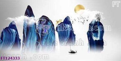 File gốc File tranh bộ hiện đại FT124333 (chủ đề hiện đại) trang trí