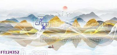 File tranh in trần File tranh bộ hiện đại FT124352 (ảnh gốc siêu nét)