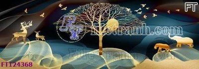 Ảnh mô tả file gốc in mica File tranh bộ hiện đại FT124368