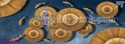 Download file File tranh bộ hiện đại FT124386 (gốc) in mica đèn LED