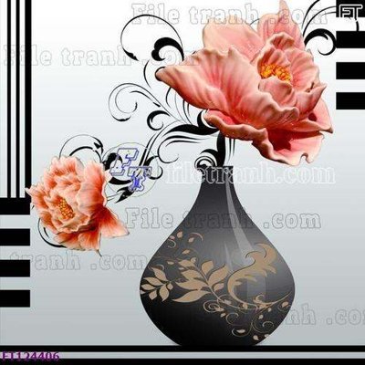 File gốc File tranh bộ hiện đại FT124406 (in lụa) cao cấp