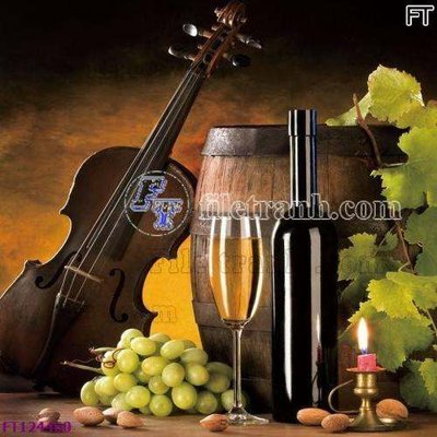 File in trần File tranh bộ hiện đại FT124460 (bản gốc) phong cảnh