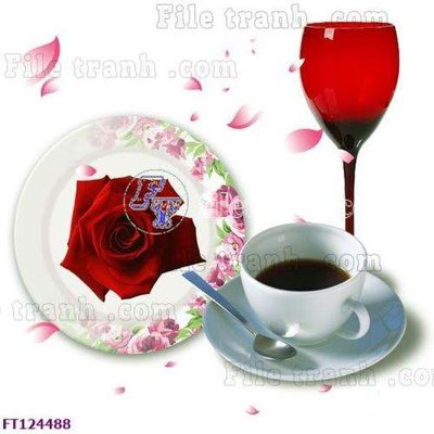 File ảnh File tranh bộ hiện đại FT124488 (gốc) cho trang trí nhà hàng