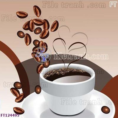 File in trần File tranh bộ hiện đại FT124495 (bản gốc) mây trời