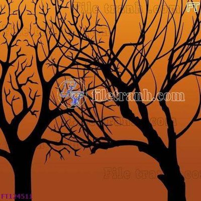 File in trần File tranh bộ hiện đại FT124511 (bản gốc) bầu trời