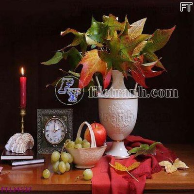 Tải file File tranh bộ hiện đại FT124537 (gốc) chủ đề hoa sen