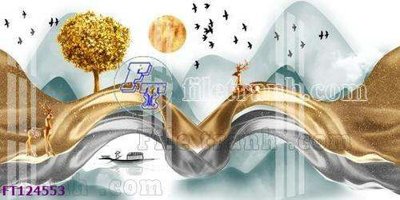 File tranh File tranh bộ hiện đại FT124553 (bản gốc) treo tường