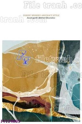 File tranh in trần File tranh bộ hiện đại FT124603 (ảnh gốc siêu nét)