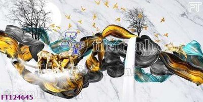 Tải file File tranh bộ hiện đại FT124645 (gốc) làm file in ấn