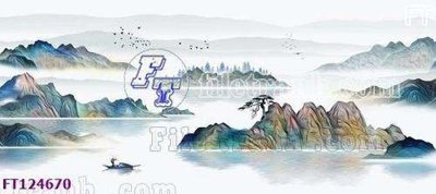 Tải file gốc File tranh bộ hiện đại FT124670 (để in lụa)