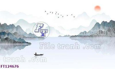 File ảnh gốc File tranh bộ hiện đại FT124676 (chuyên in mica)