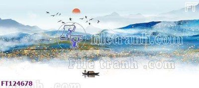 File PSD File tranh bộ hiện đại FT124678 (bản gốc) đã tách nền