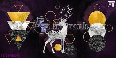 File gốc File tranh bộ hiện đại FT124684 (chuẩn CMYK) cho nhà in