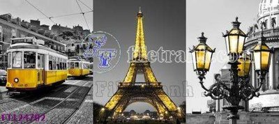 File gốc File tranh bộ hiện đại FT124702 (in lụa) họa tiết 3D