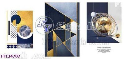 Chi tiết file gốc File tranh bộ hiện đại FT124707 (cho in tráng gương)