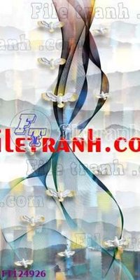 Ảnh gốc File tranh bộ hiện đại FT124926 (siêu chi tiết) để in ấn